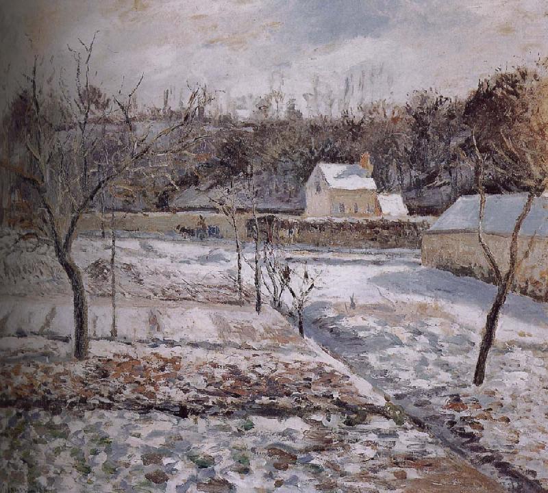 Snow, Camille Pissarro